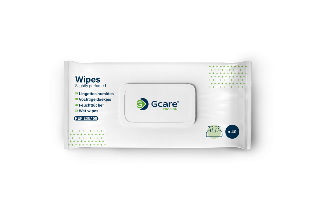 235 159 1 Paquet De 40 Lingettes De Soins Pour Adultes Gcare Proskin