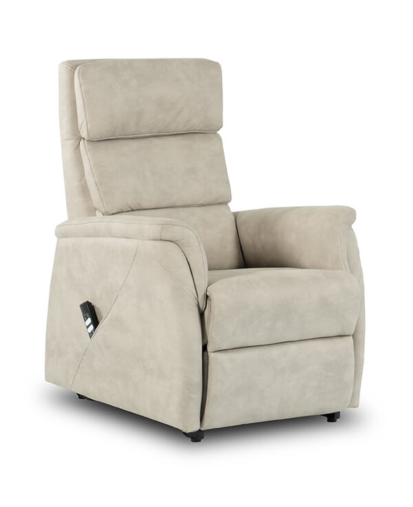 Fauteuil Releveur 2 Moteurs Confort Medium Tissu Gris Clair 920.001 1