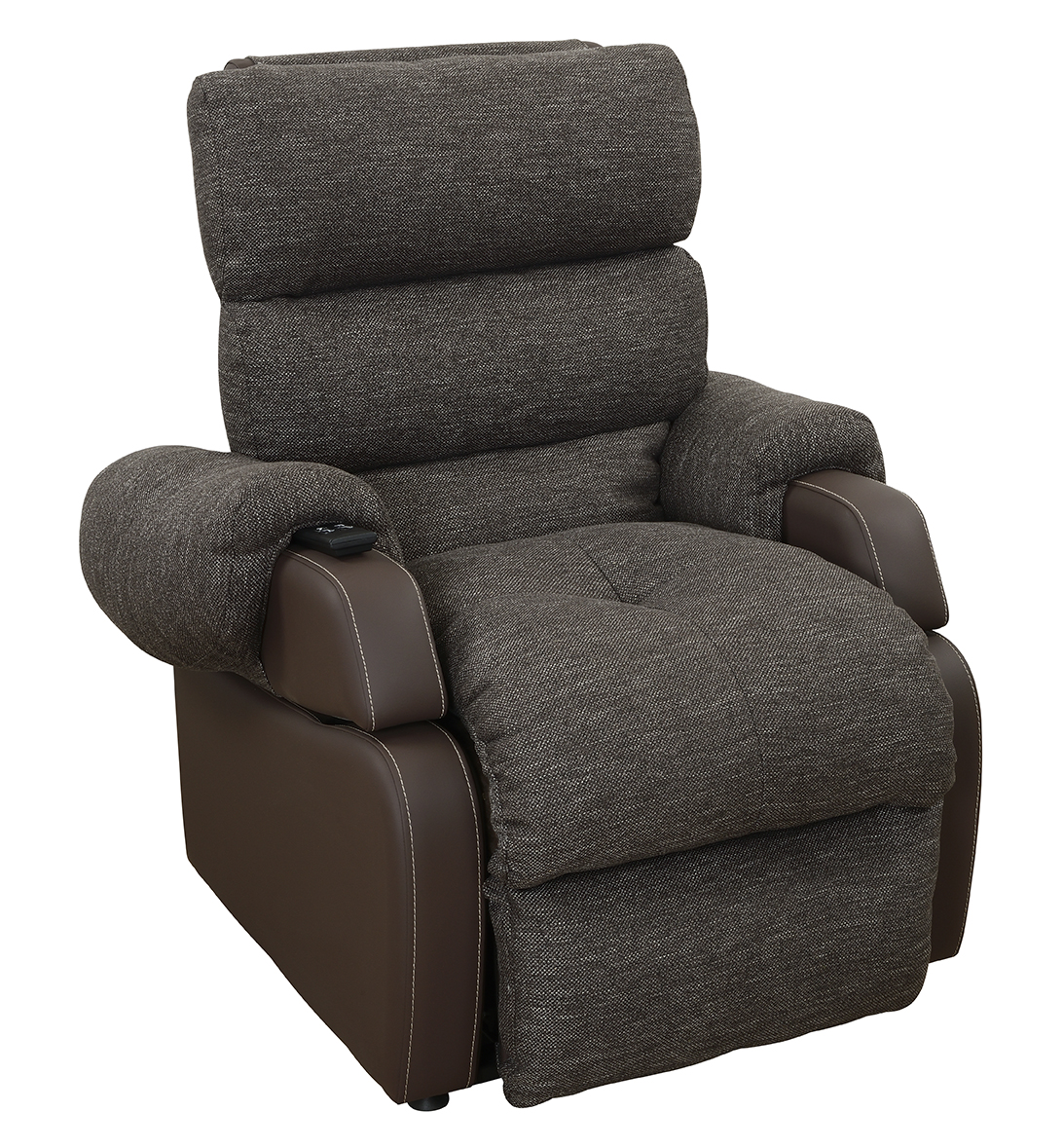 Fauteuil Releveur 2 Moteurs Cosy Tissu Marron Chine 944.352 1