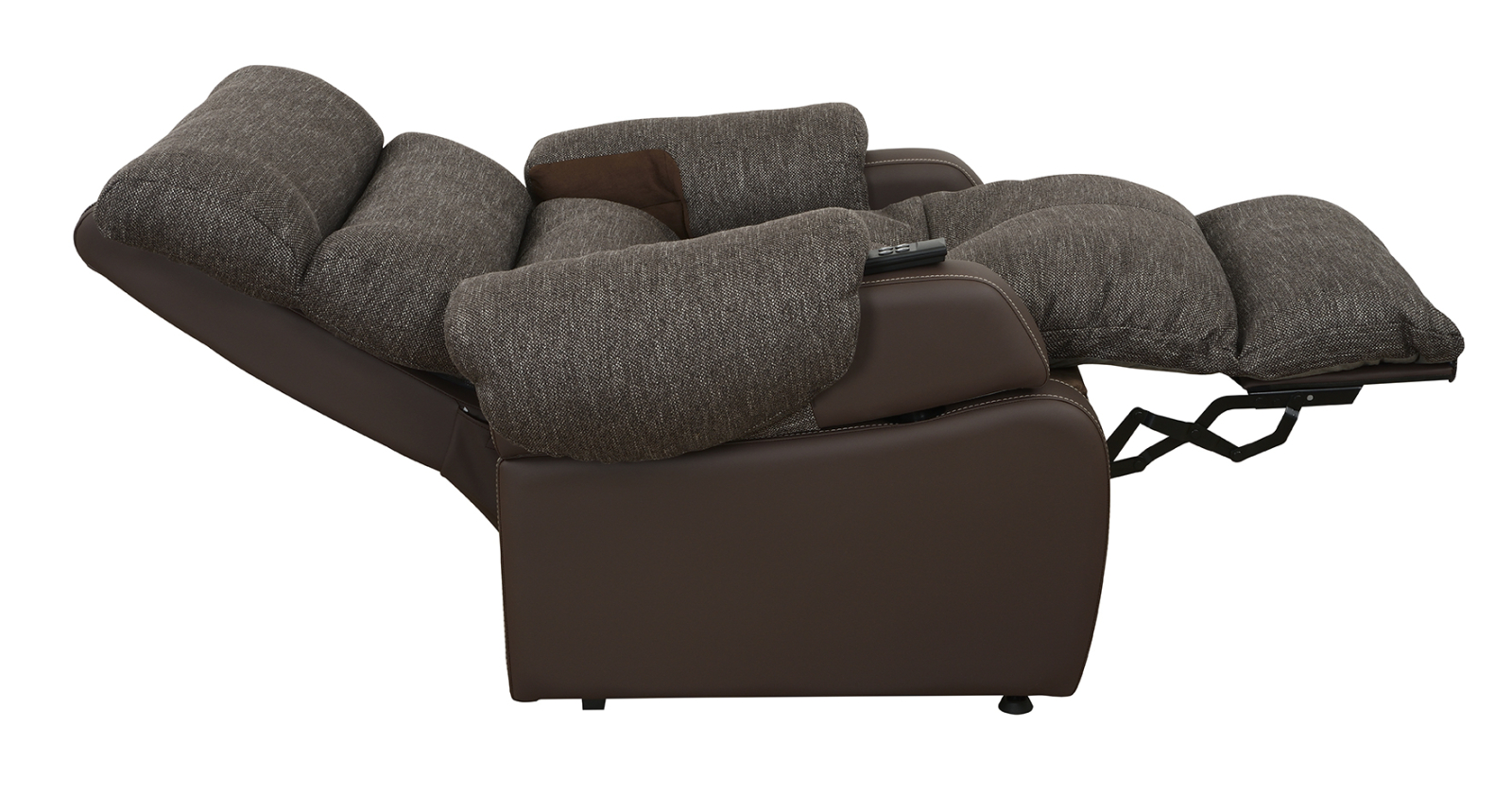 Fauteuil Releveur 2 Moteurs Cosy Tissu Marron Chine 944.352 4
