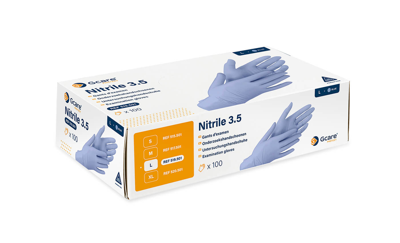Gcare Protect Nitrile 3 5 Bleu 519 501 1