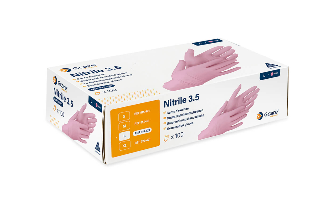 Gcare Protect Nitrile 3 5 Rose 517 421 1