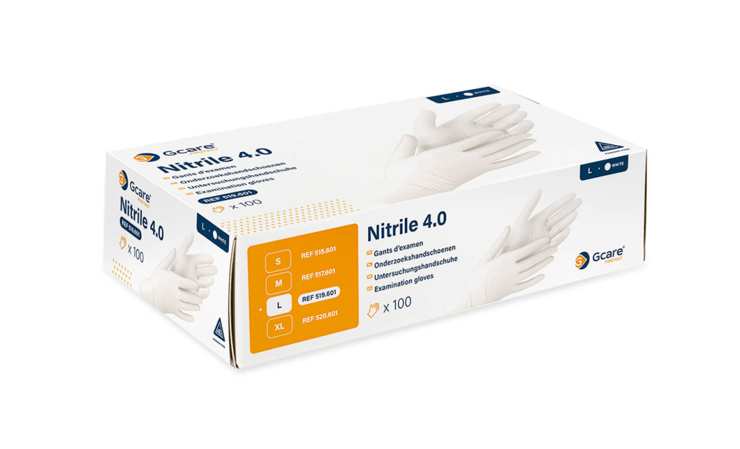 Gcare Protect Nitrile 4 0 Blanc 519 601